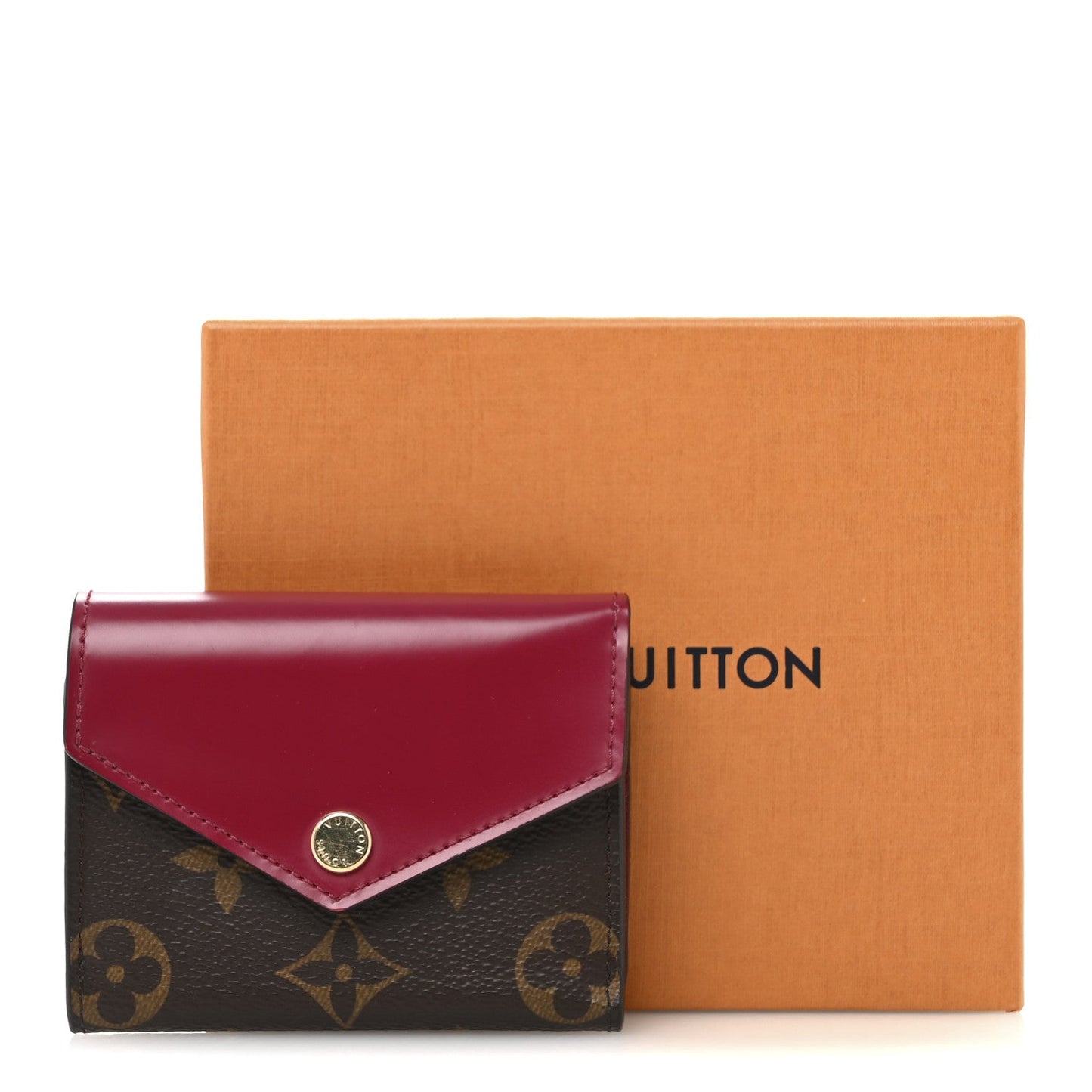 Monogram Zoe Wallet Fuchsia