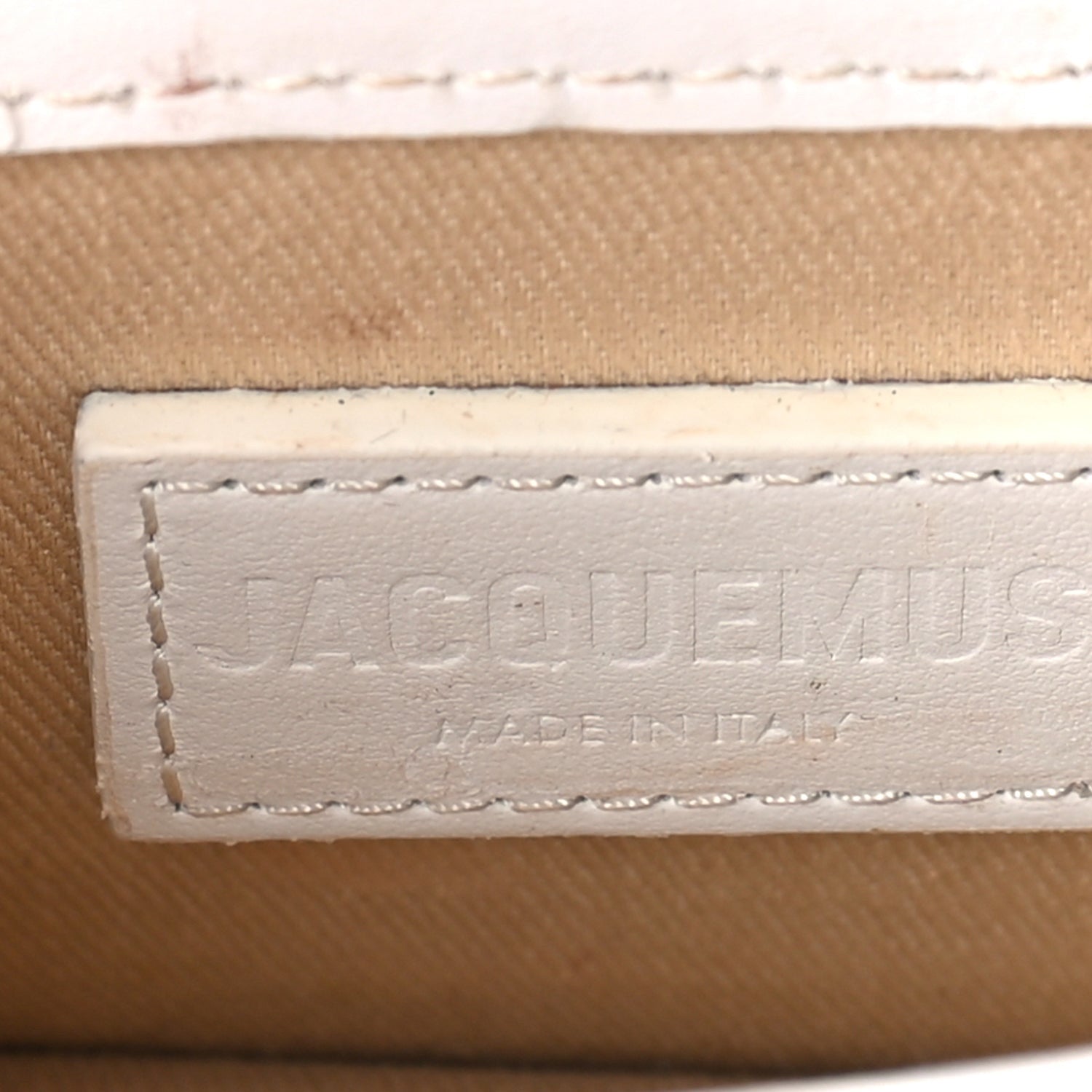 Jacquemus Smooth Calfskin Le Chiquito  White 8 of 8