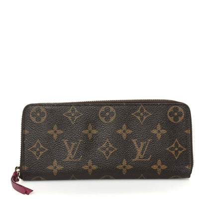 Louis Vuitton Monogram Zippy Wallet Fuchsia 1 of 7