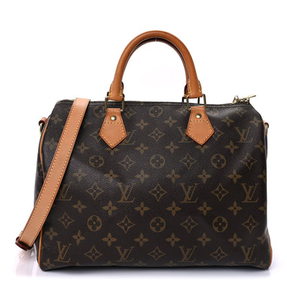 Louis Vuitton Monogram Speedy Bandouliere 30 Brown 1 of 8