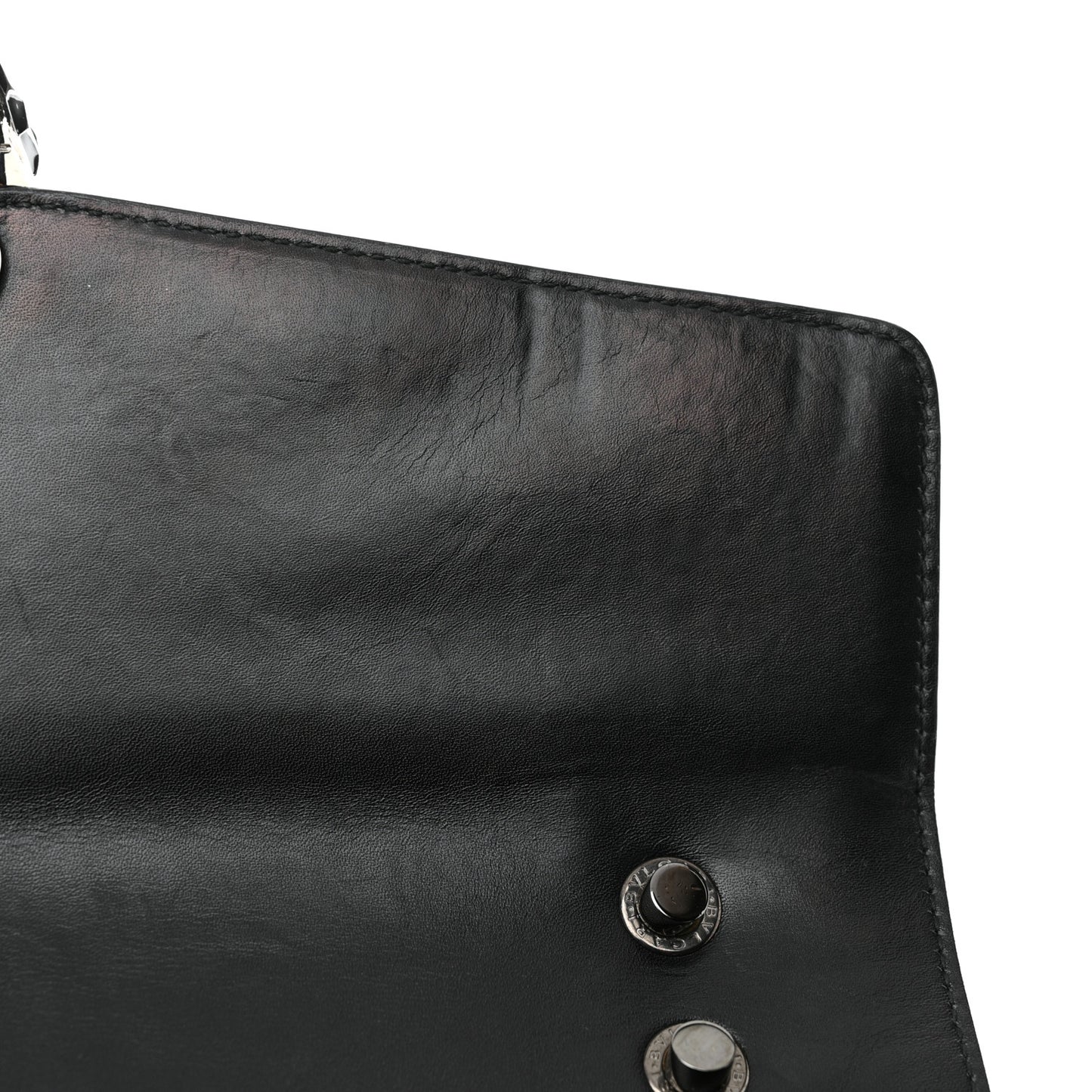 Calfskin Plisse Serpenti Forever Crossbody Bag Black