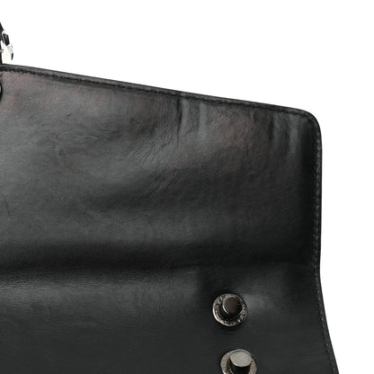 Bulgari Calfskin Plisse Serpenti Forever Crossbody Bag Black 12 of 15