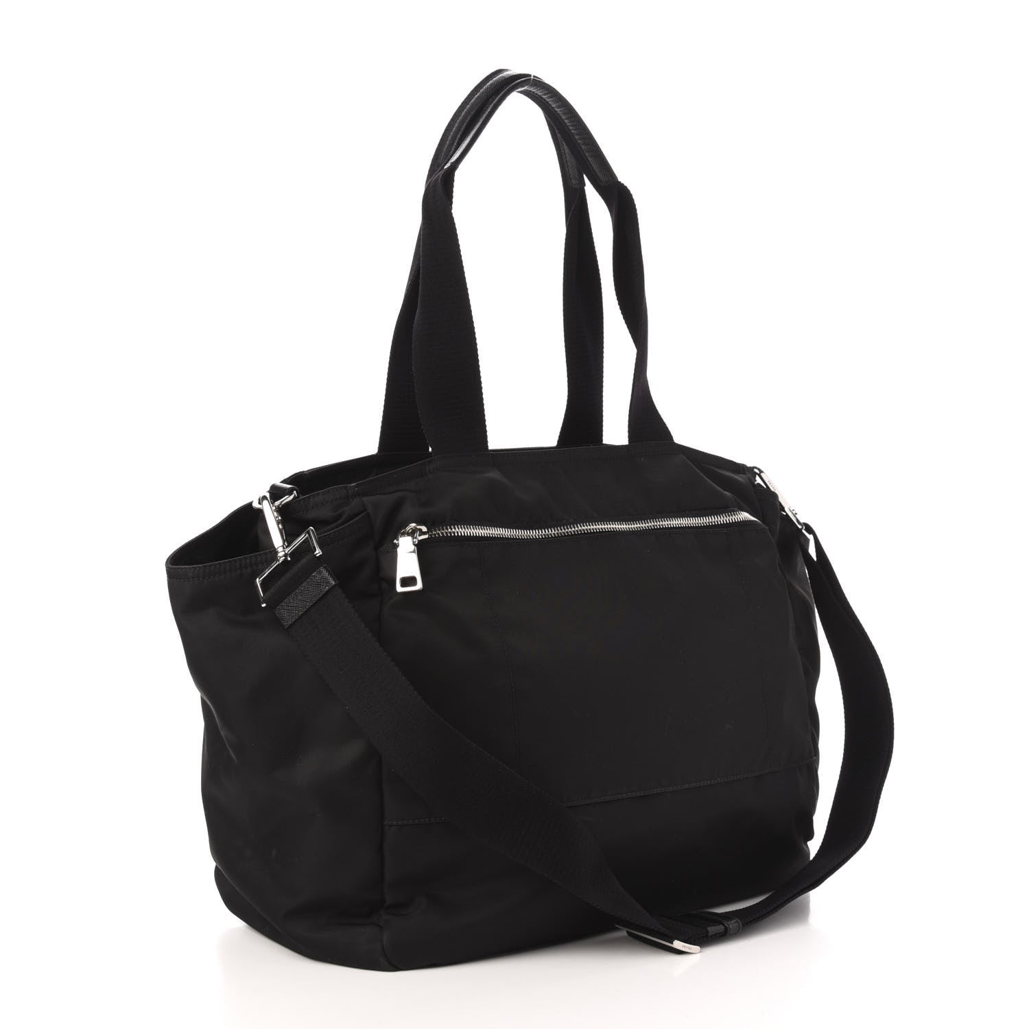 Prada Tessuto Nylon Vela Diaper Bag Black 5 of 12