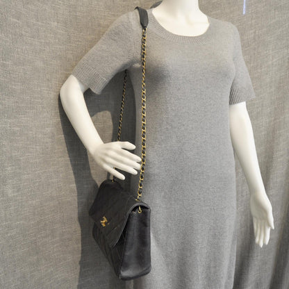 Chanel Caviar Quilted Flap Shoulder Bag Black 3 of 12