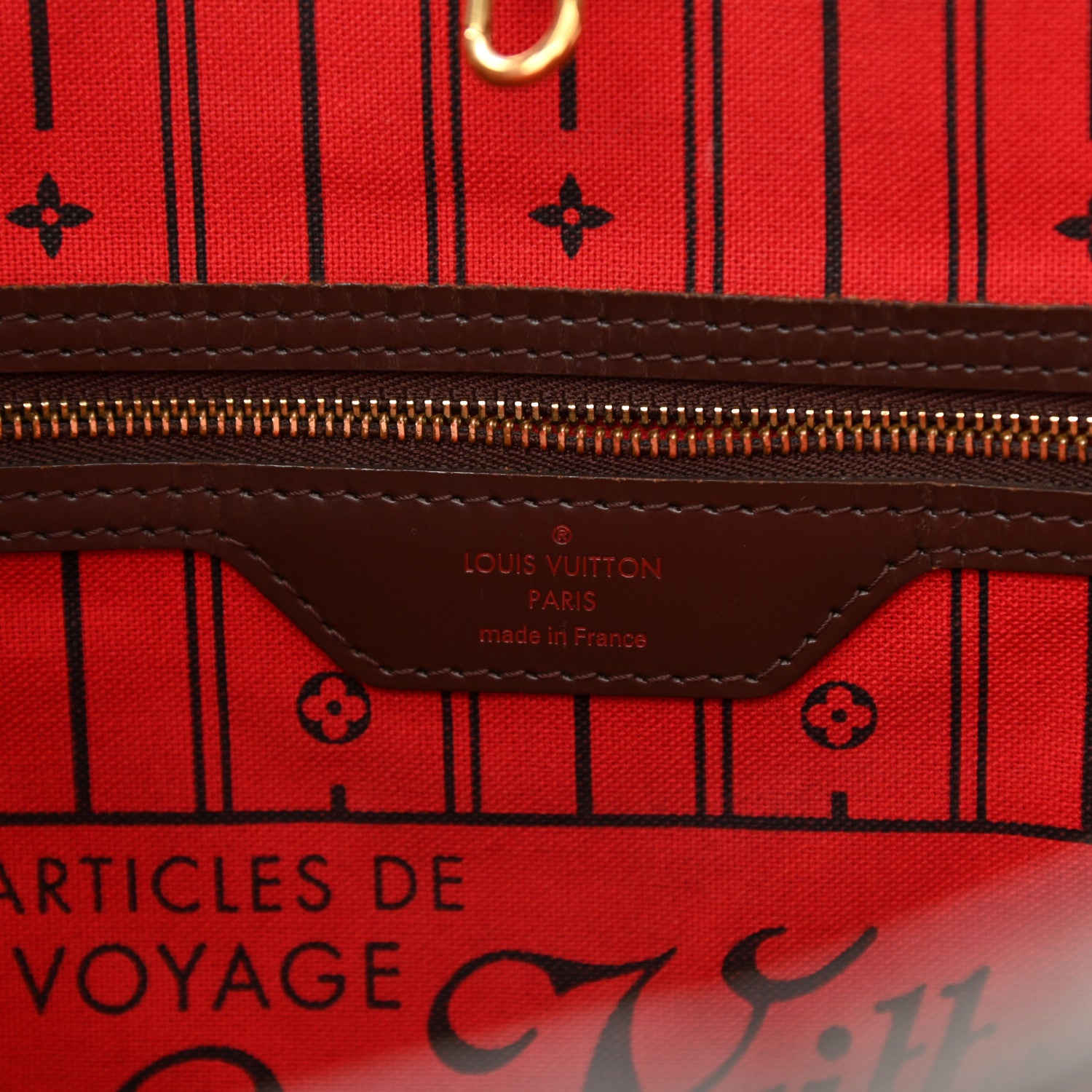 Louis Vuitton Damier Ebene Neverfull MM 6 of 12