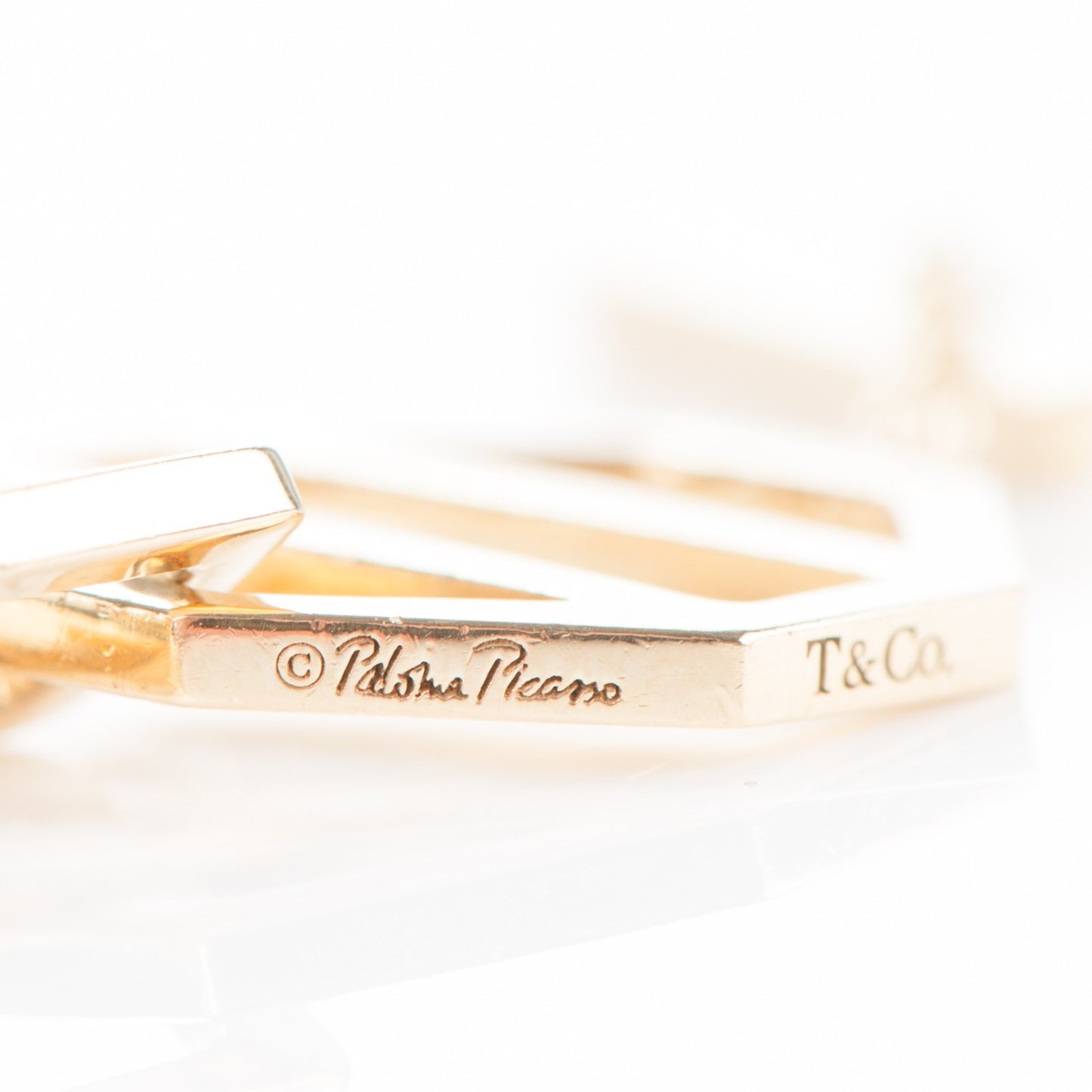 18K Yellow Gold Medium Zellige Link Bracelet