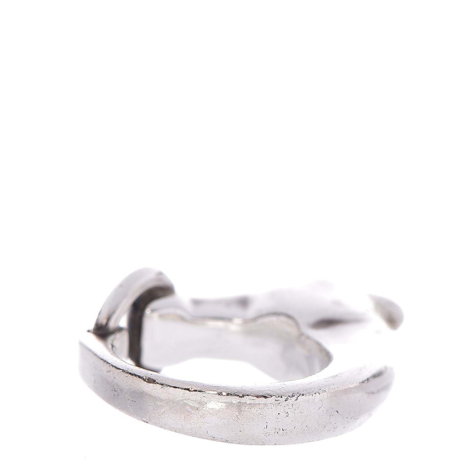 Hermes Sterling Silver Small Galop Ring 51 5.75 7 of 19