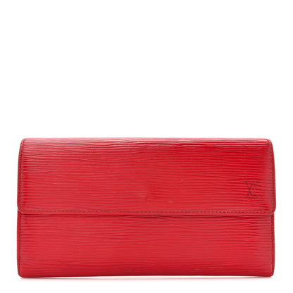 Louis Vuitton Epi Sarah Wallet Red 1 of 21