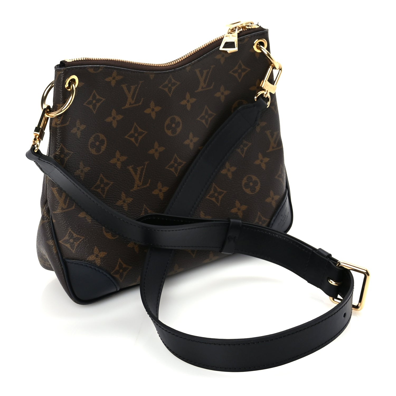 Louis Vuitton Monogram Odeon PM  Black 2 of 8