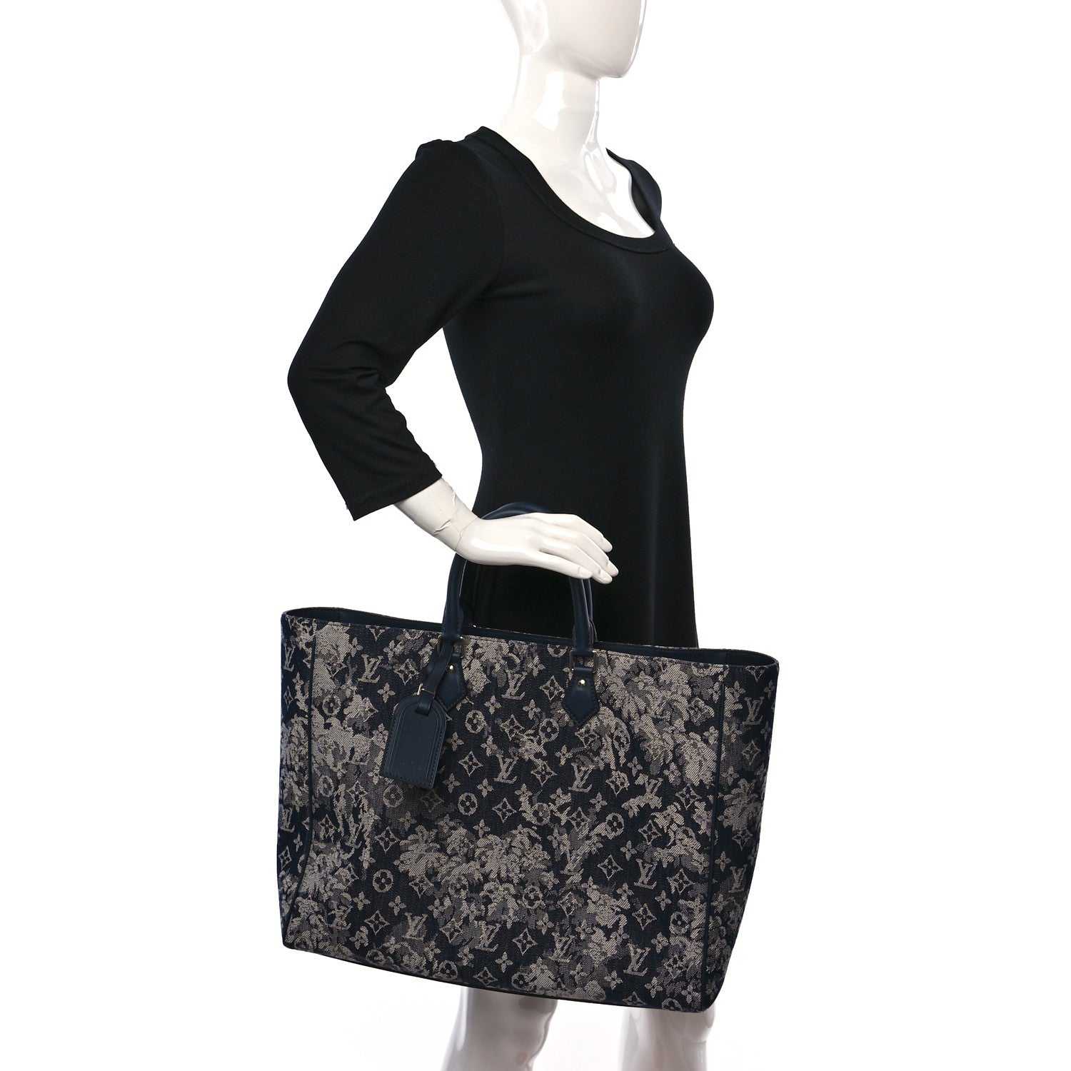 Louis Vuitton Monogram Tapestry Grand Sac Bleu 2 of 8