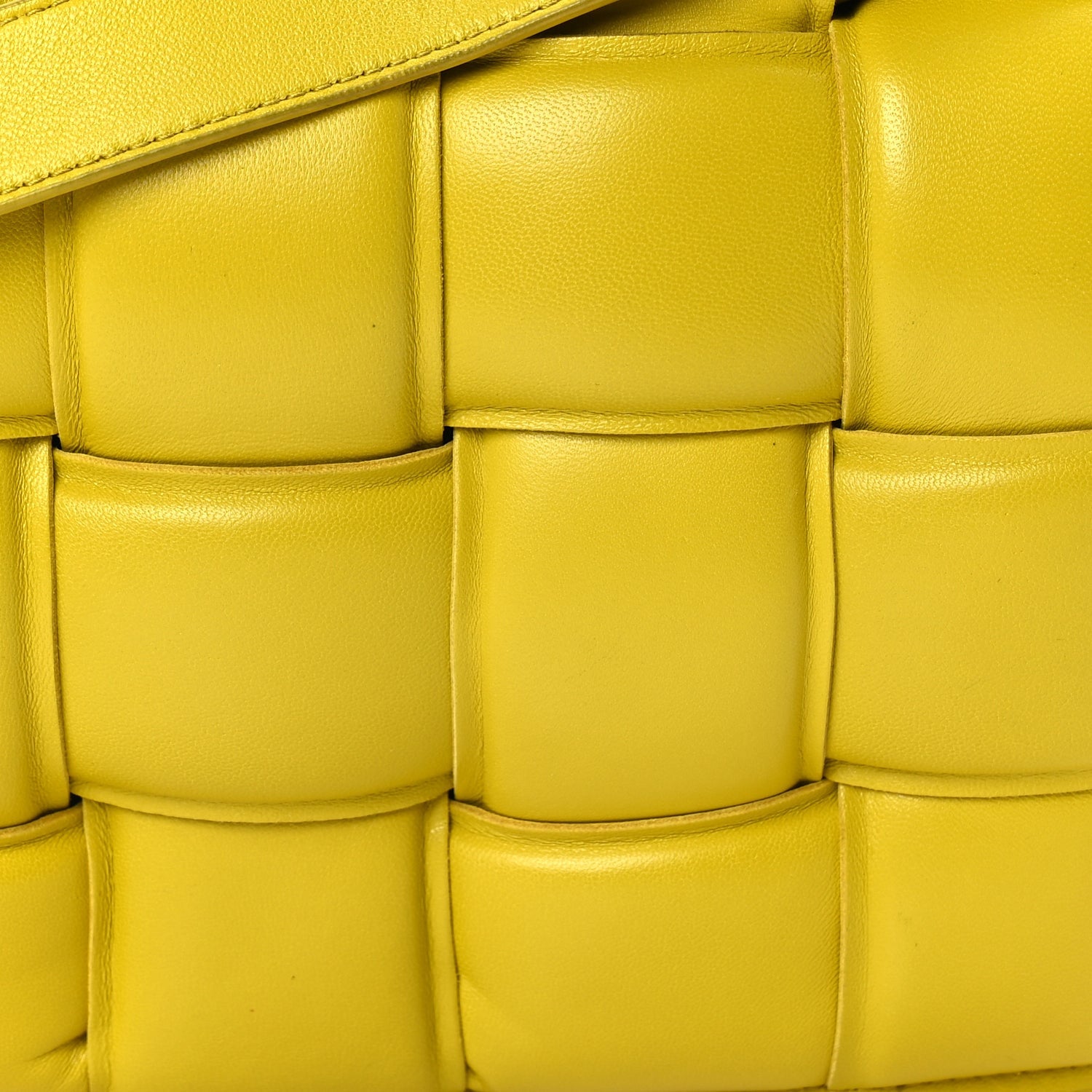 Bottega Veneta Nappa Maxi Intreccio Padded Cassette Crossbody Bag  Buttercup 6 of 8