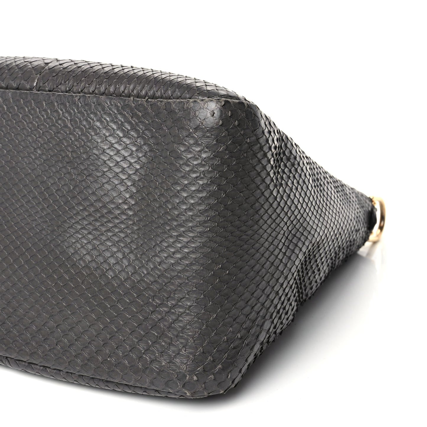 Snakeskin O'Lock Zipper Black