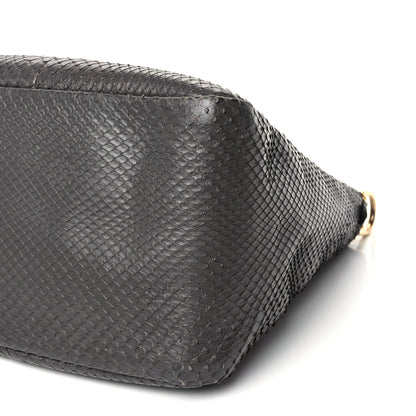 Fendi Snakeskin O'Lock Zipper Black 9 of 11