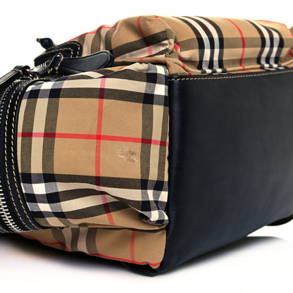 Burberry Nylon Vintage Check Medium Rucksack Backpack Antique Yellow 9 of 11