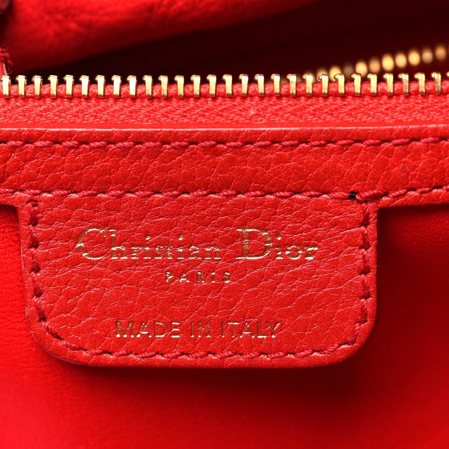 Calfskin Embellished 61 Tote Red