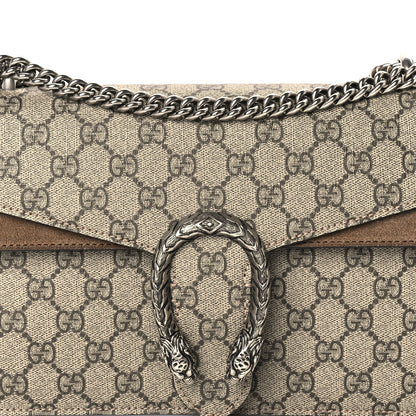 Gucci GG Supreme Monogram Medium Dionysus Shoulder Bag  Taupe 6 of 8