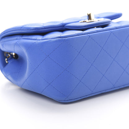 Chanel Lambskin Quilted Mini Square Flap Blue 9 of 11