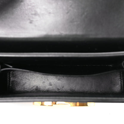 Christian Dior Smooth Calfskin 30 Montaigne Box Bag Black 4 of 8