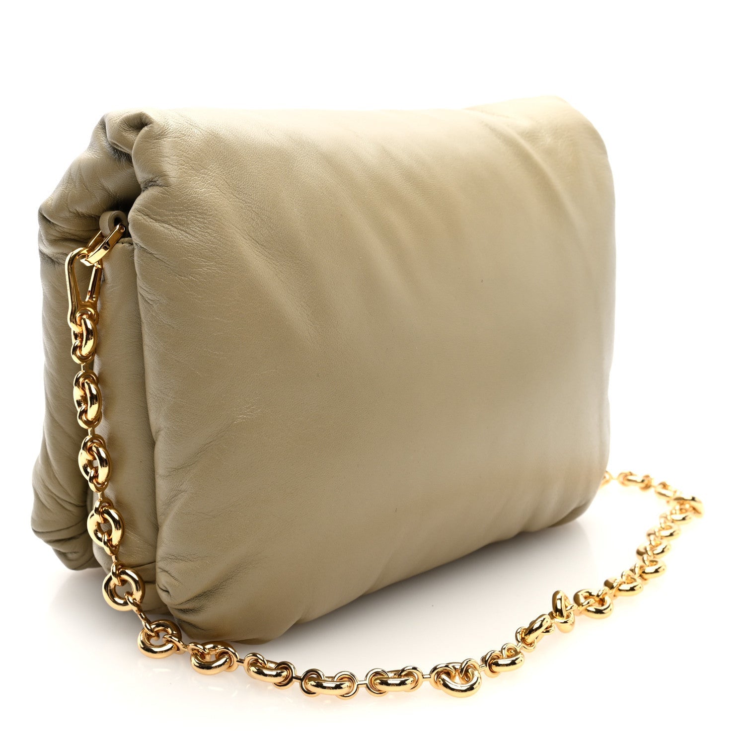 Loewe Lambskin Goya Puffer Bag Clay Green 3 of 7