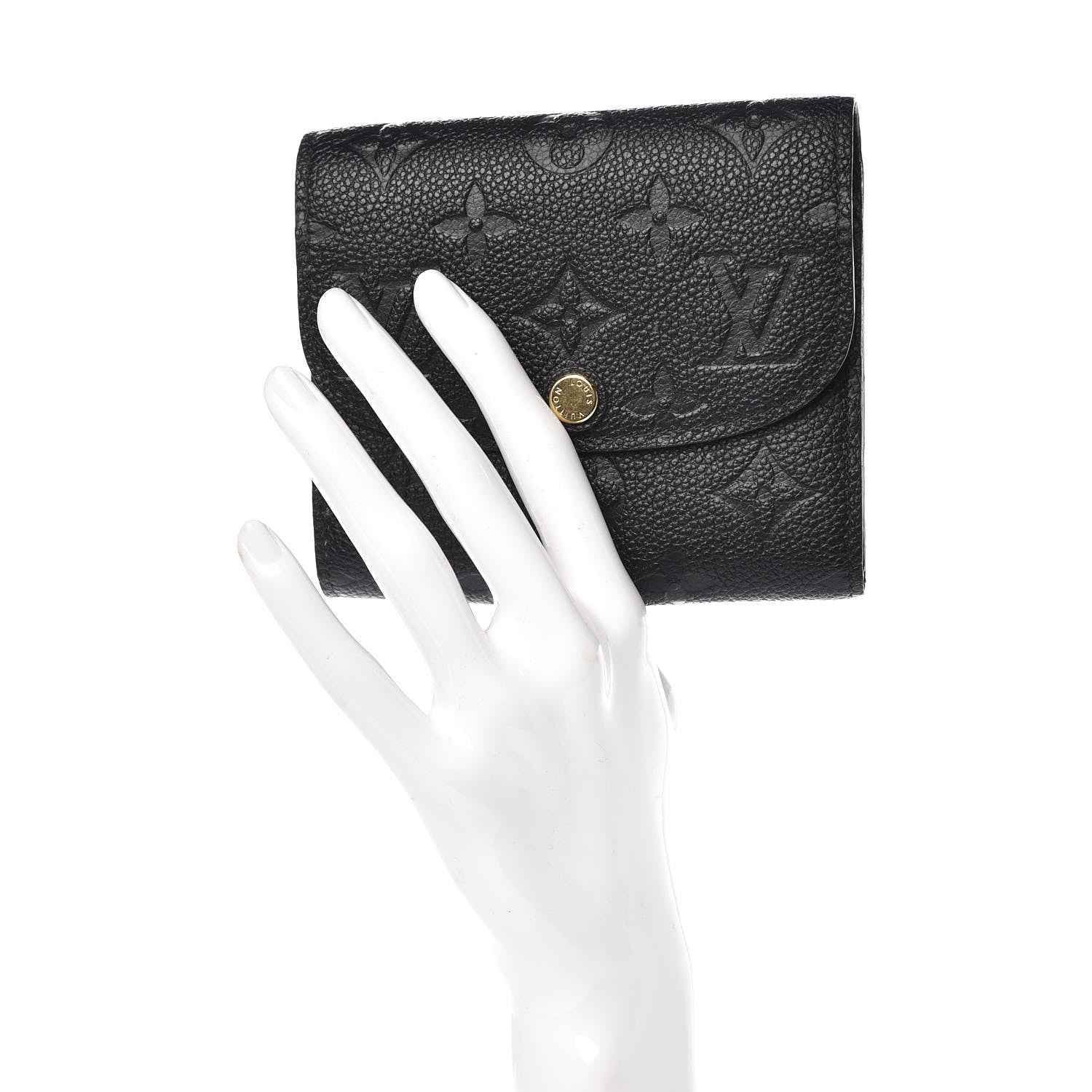 Louis Vuitton Empreinte Ariane Wallet Black 2 of 6