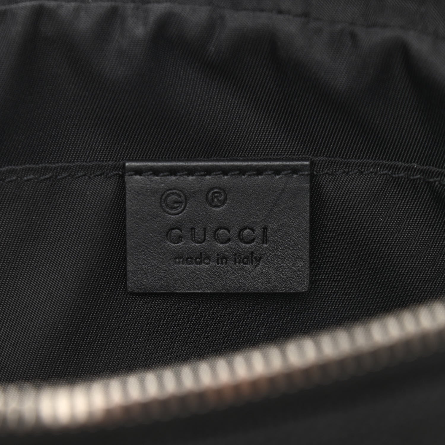 Gucci Canvas Web Slim Belt Bag Black 6 of 10