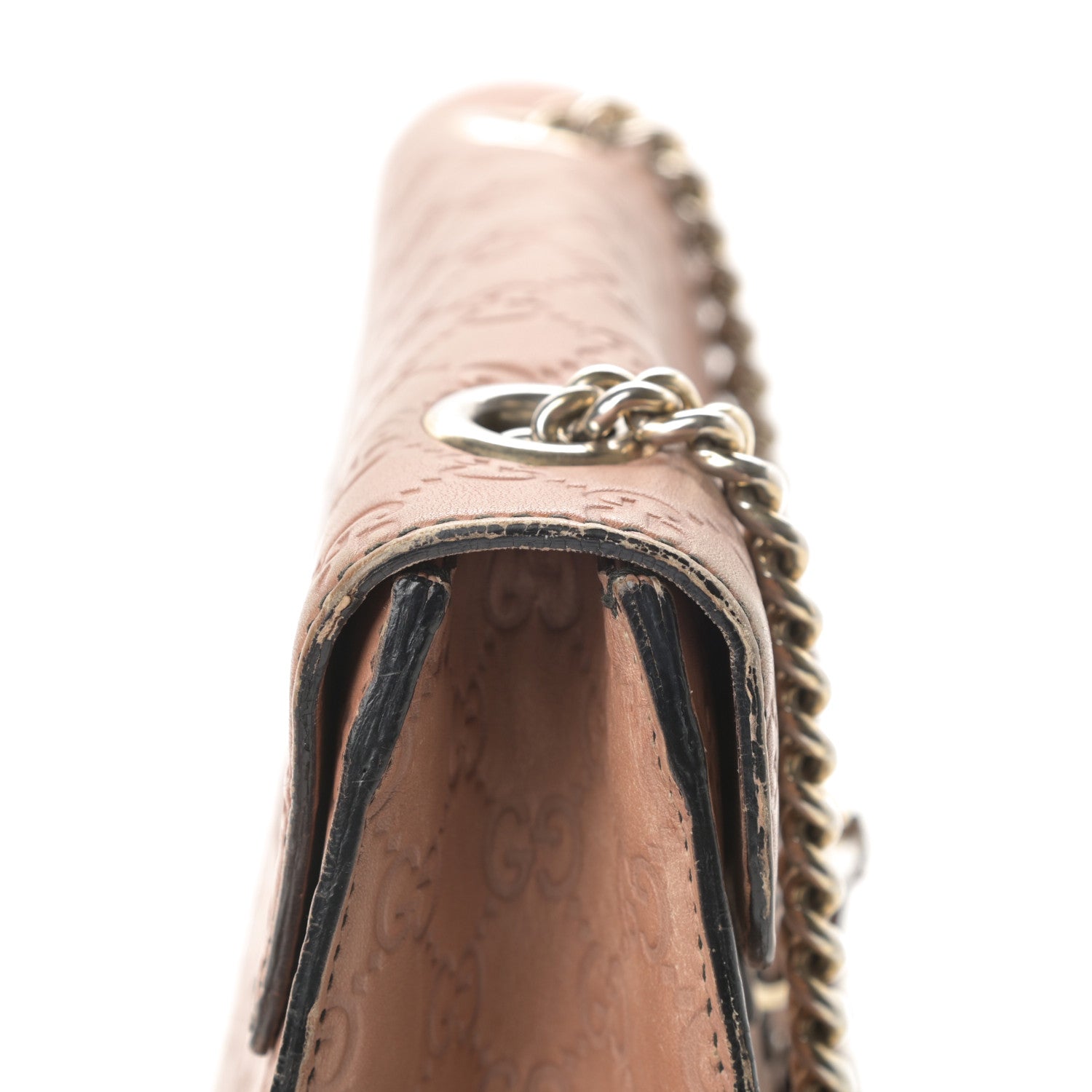 Gucci Guccissima Medium Emily Chain Shoulder Bag Camelia 21 of 26