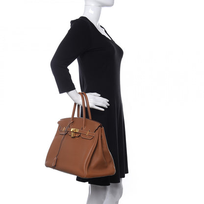 Hermes Togo Birkin 35 Gold 2 of 10