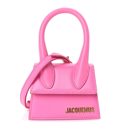 Jacquemus Smooth Calfskin Mini Le Chiquito Neon Pink 1 of 8