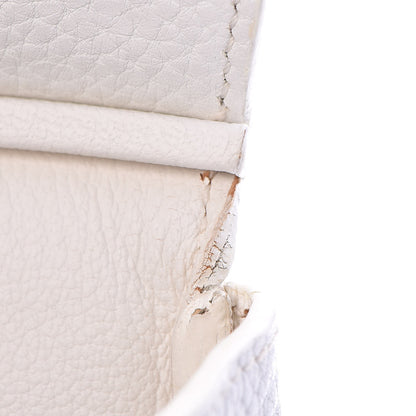 Hermes Taurillon Clemence Birkin 35 White 27 of 45