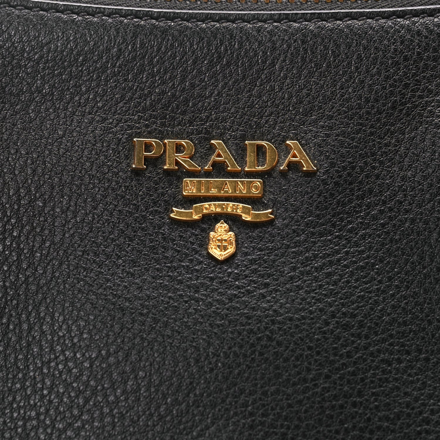 Prada Vitello Phenix Top Handle Bag Black 5 of 8