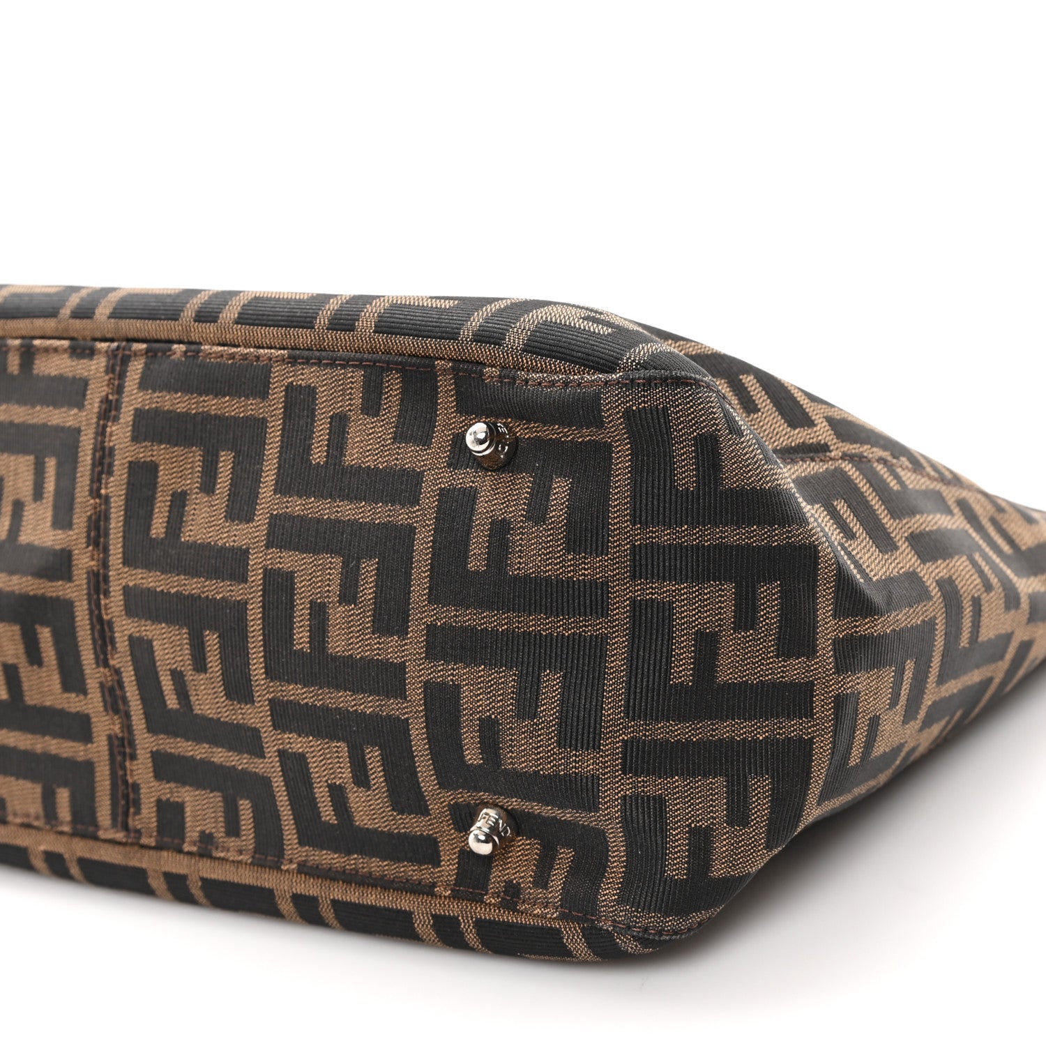 Fendi Zucca Small Holdall Tote Tobacco 10 of 12