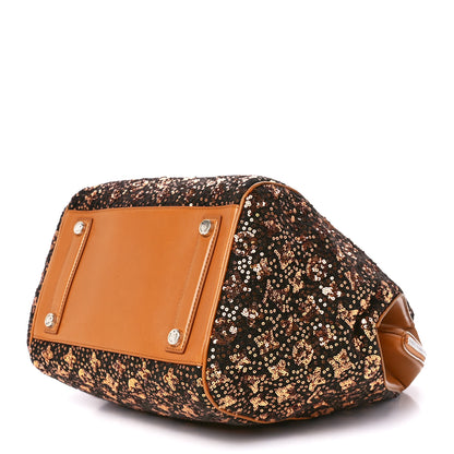 Louis Vuitton Sequin Monogram Sunshine Express North South Gold 10 of 12