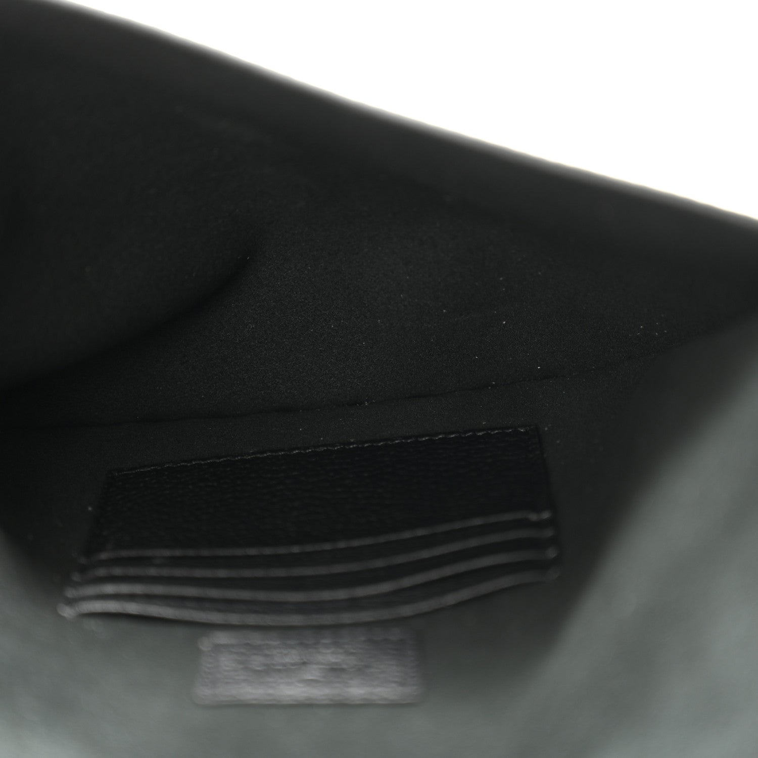 Valentino Garavani Pebbled Calfskin Large Rockstud Envelope Clutch Black 5 of 7