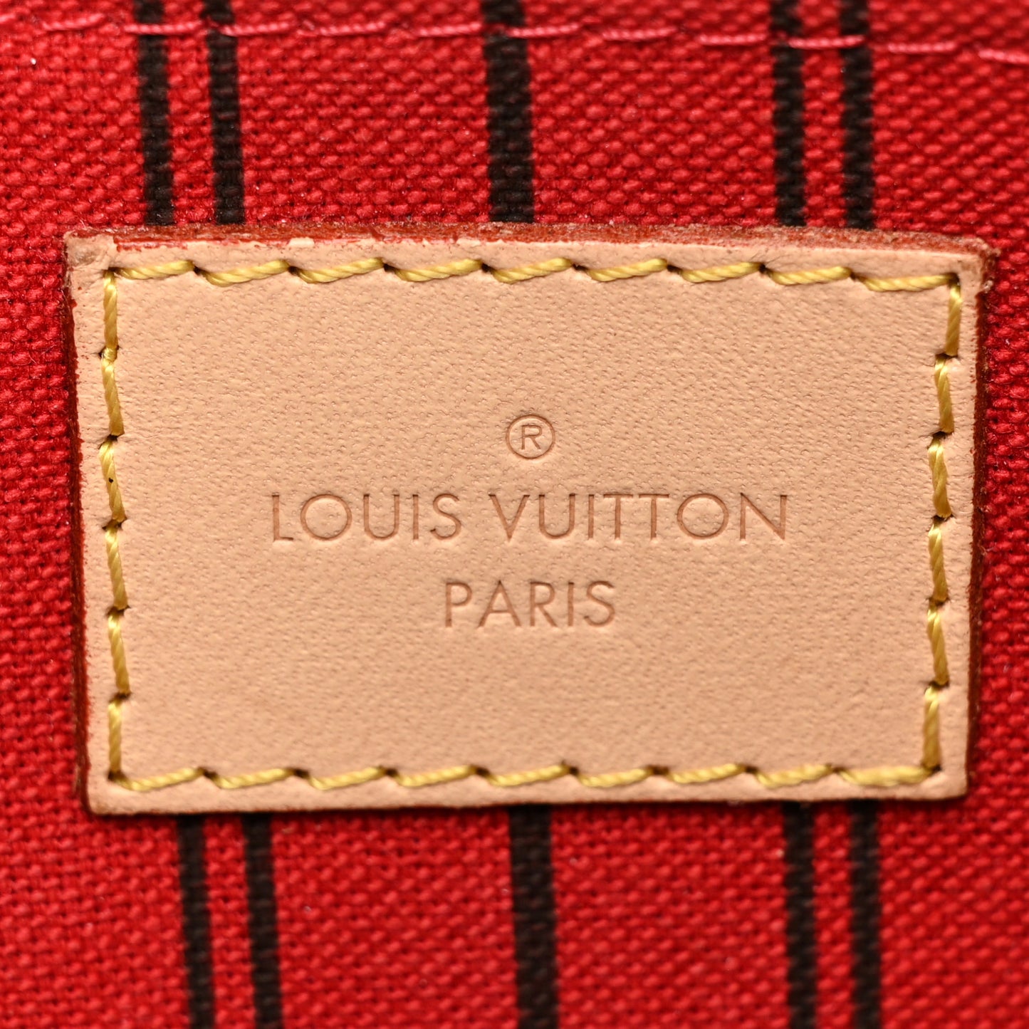 Monogram Neverfull MM GM Pochette Cherry