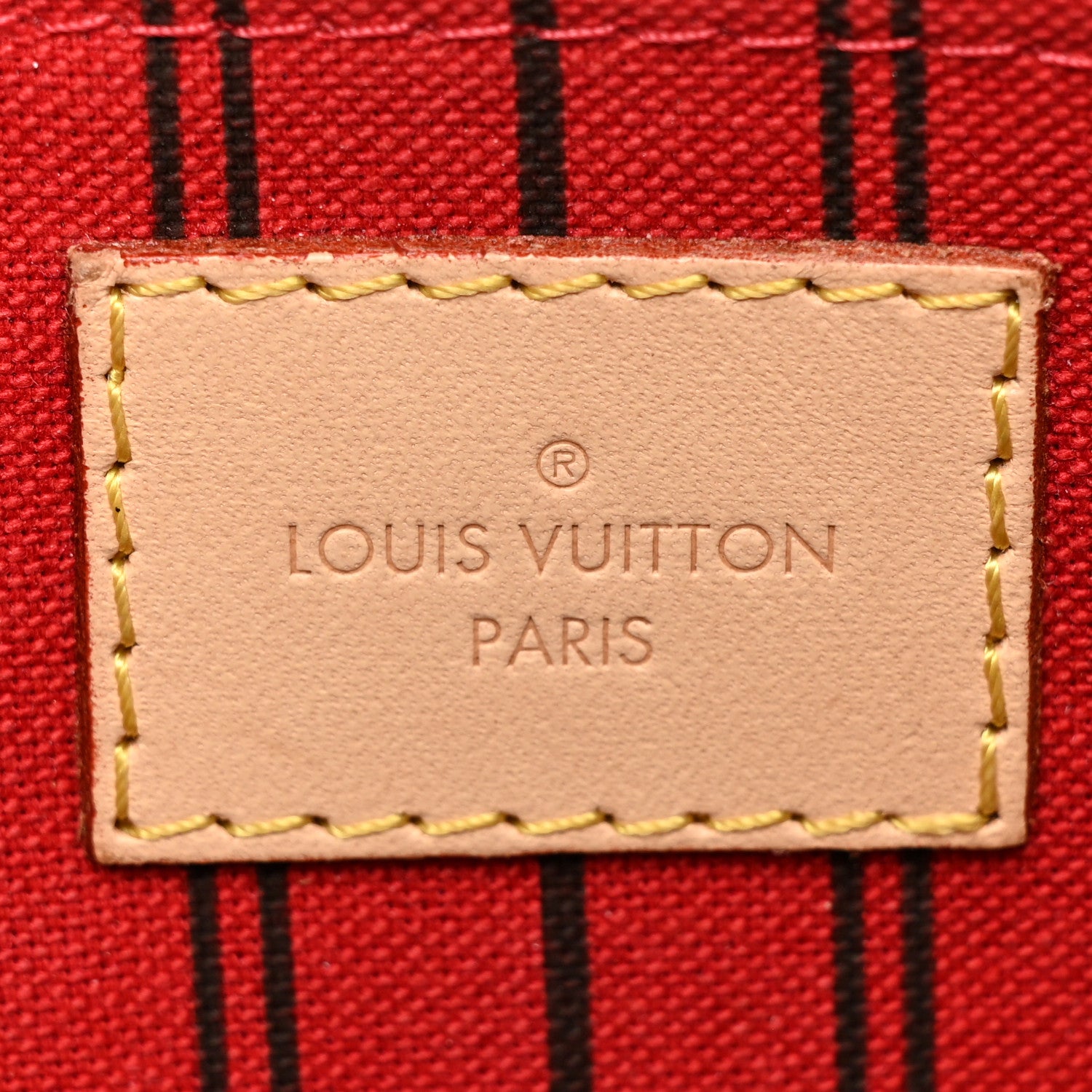 Louis Vuitton Monogram Neverfull MM GM Pochette Cherry 6 of 9