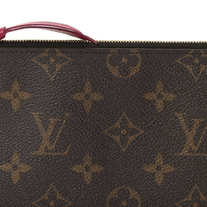 Louis Vuitton Monogram Felicie Chain Wallet Zippered Insert Fuchsia 5 of 7