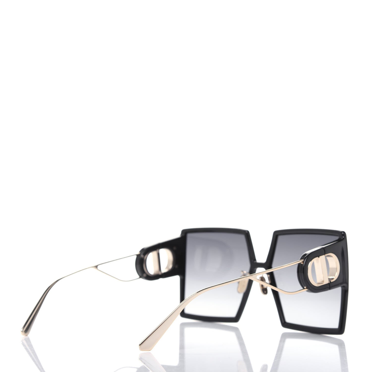 Christian Dior Square 30 Montaigne Sunglasses Black 4 of 7