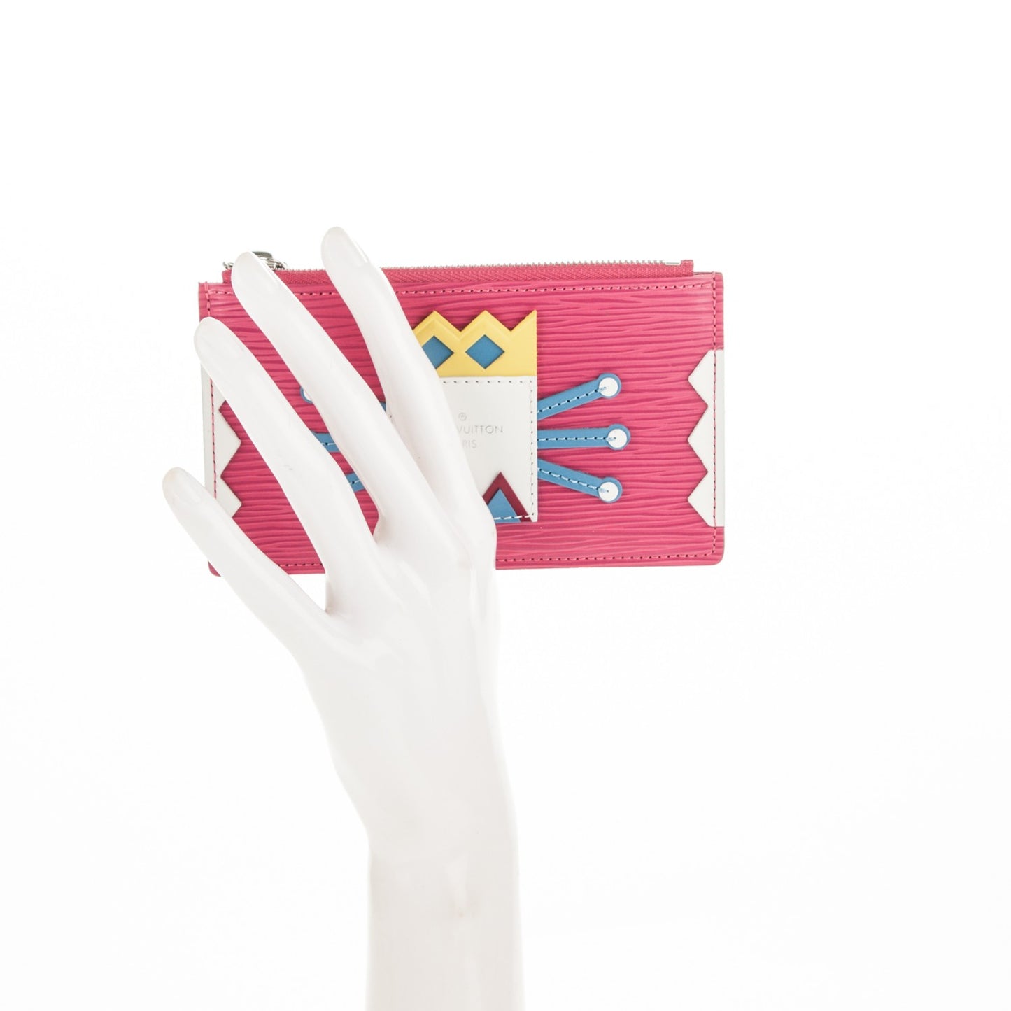 Epi Tribal Mask Key Pouch Pivoine