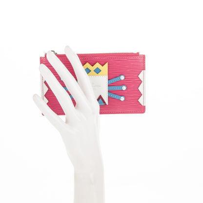 Louis Vuitton Epi Tribal Mask Key Pouch Pivoine 2 of 6