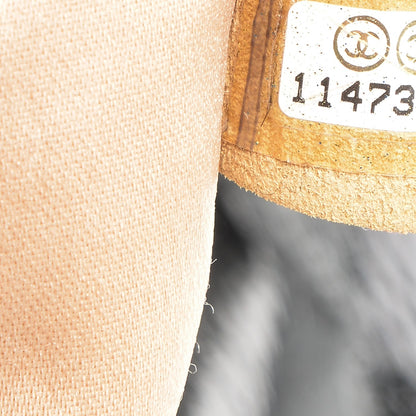 Chanel Vinyl Medium Rock and Chain Flap Black 7 of 7