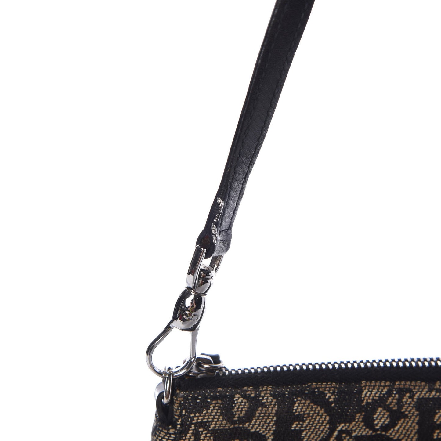 Monogram Mini Saddle Pochette Black