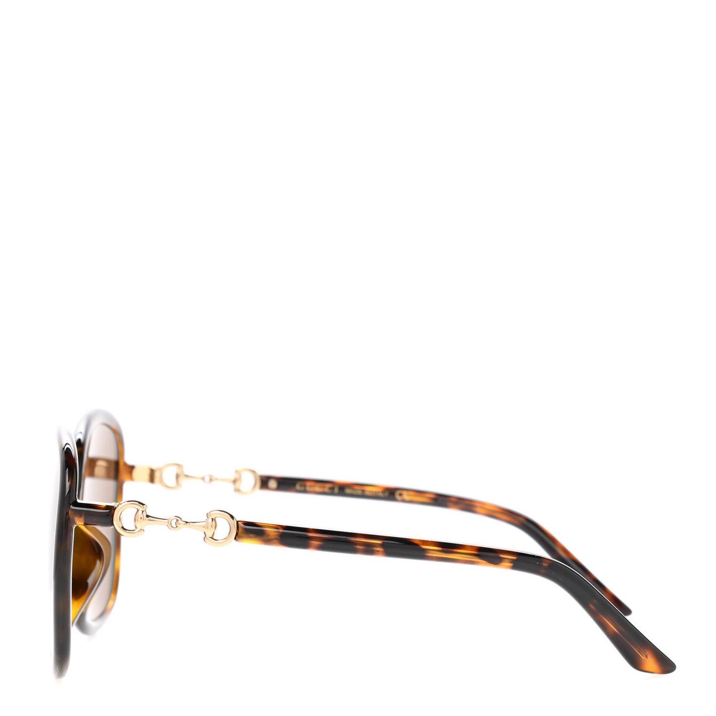 Horsebit Square Frame Sunglasses GG0892SA Tortoise