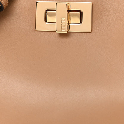 Fendi Vitello Small Soft Peekaboo Cappuccino 7 of 9