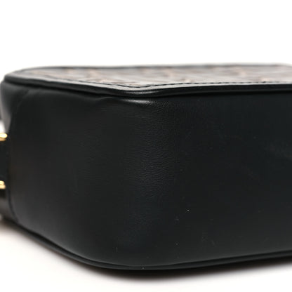 Fendi Vitello Century Bi-Color FF 1974 Embossed Mini Camera Case Maya Black 9 of 11