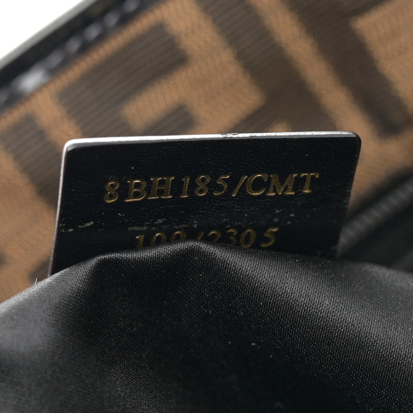 Zucca Quilted Medium Roll Tote Tobacco Black