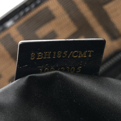 Fendi Zucca Quilted Medium Roll Tote Tobacco Black 7 of 12