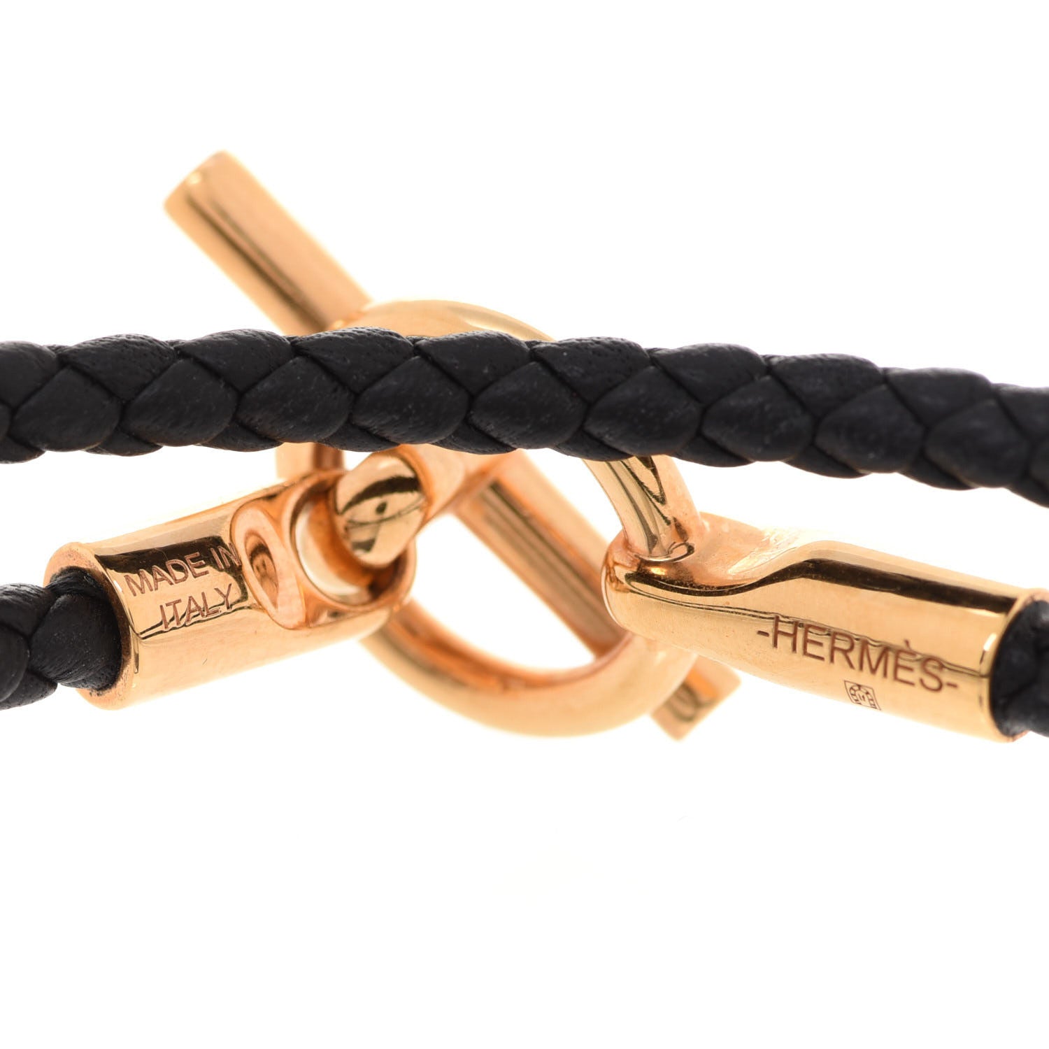 Hermes Swift Double Tour Glenan Bracelet T3 Black 4 of 4