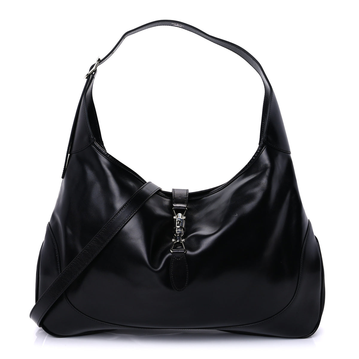 Calfskin Large Jackie 1961 Shoulder Bag Black