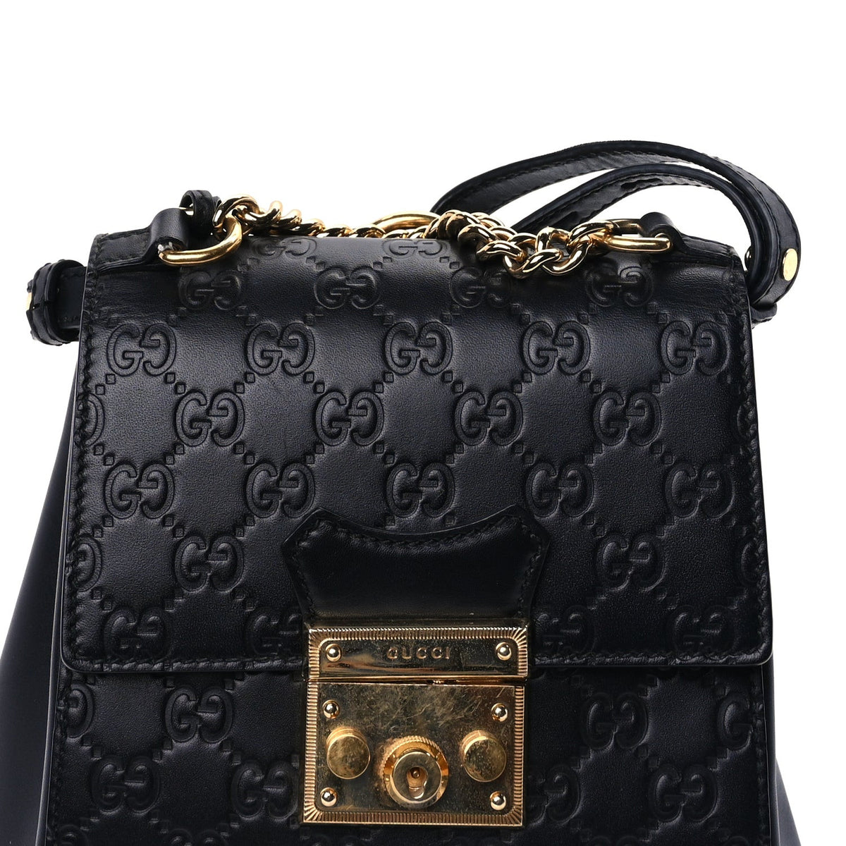 ssima Signature Padlock Backpack Black