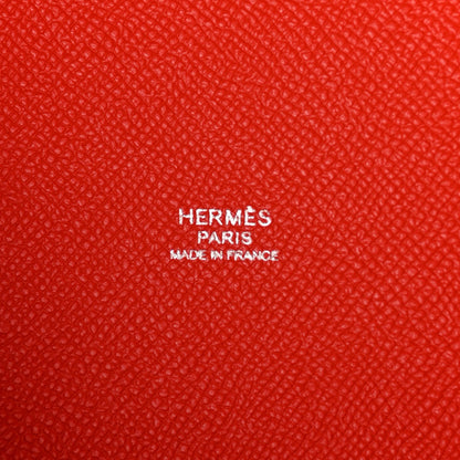 Hermes Epsom Tressage De Cuir Picotin Lock 22 MM Rouge Coeur Bleu du Nord Rouge H 6 of 7